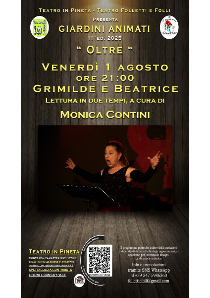 Grimilde e Beatrice con Monica Contini