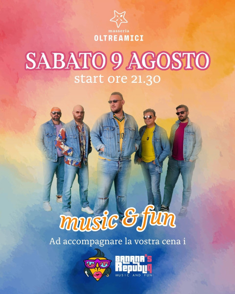 La Notte di San Lorenzo. Music & Fun con i Banana's Republiq
