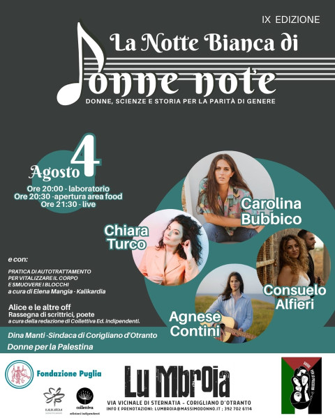 Donne Note  La Notte Bianca!