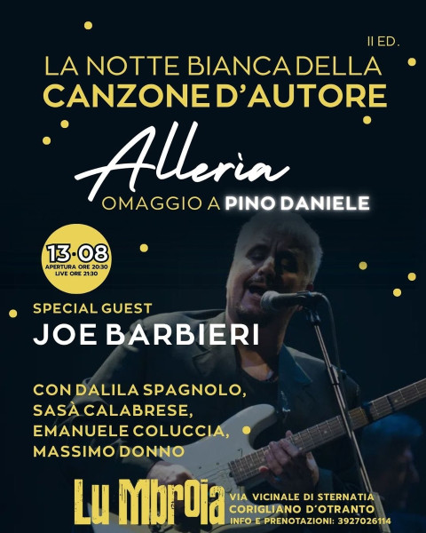 Joe Barbieri live concert