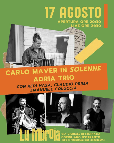Carlo Maver + Adria trio
