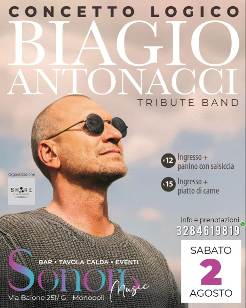 Concetto Logico - Tributo a Biagio Antonacci live at Sonora Club