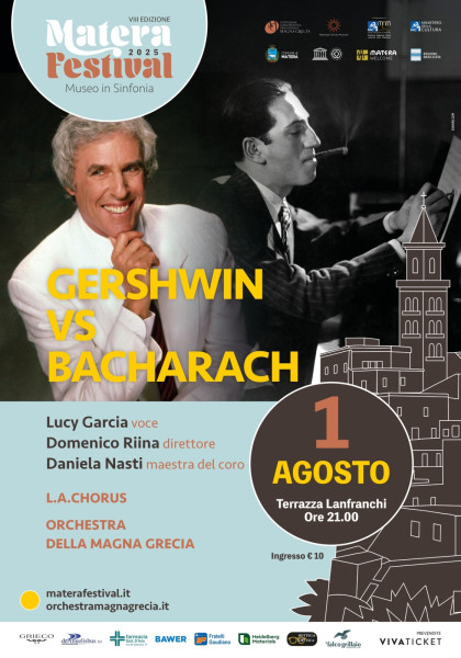 Matera, 1° Agosto | Gershwin vs Bacharach