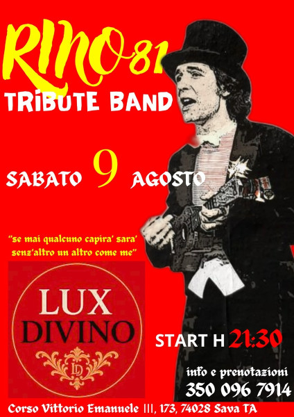 Rino 81 Rino Gaetano tribute band