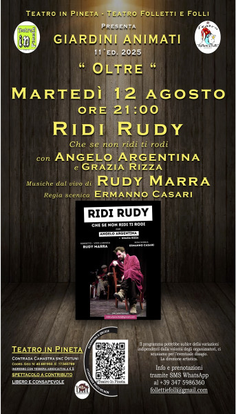 Ridi Rudy che se non ridi ti rodi