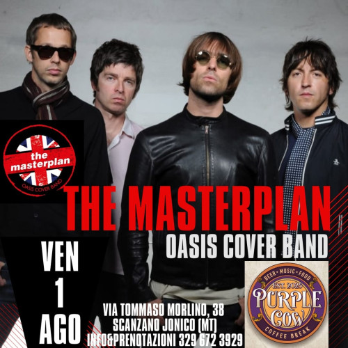 The Masterplan Oasis coverband live @Purple Cow