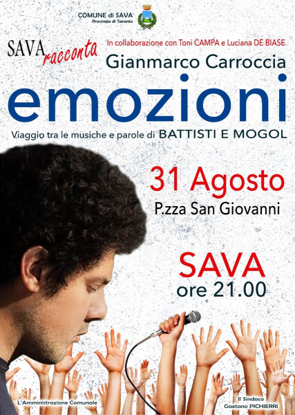 GIANMARCO CARROCCIA IN CONCERTO - MOGOL BATTISTI