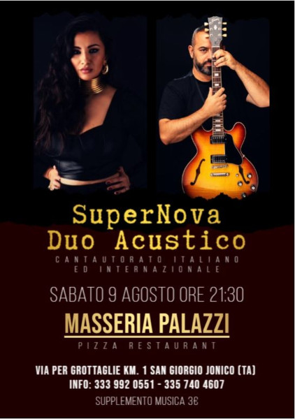 SuperNova Duo Acustico Live Masseria PALAZZI
