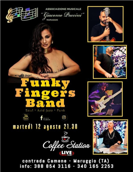Funky Fingers Band Live COFFEE STATION