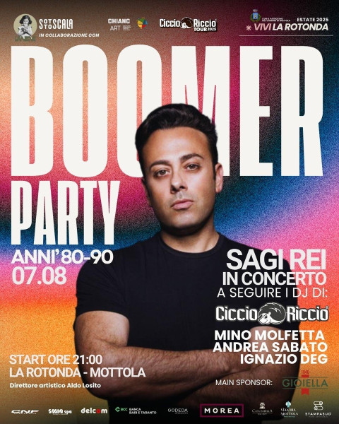 BOOMER PARTY - SAGI REI