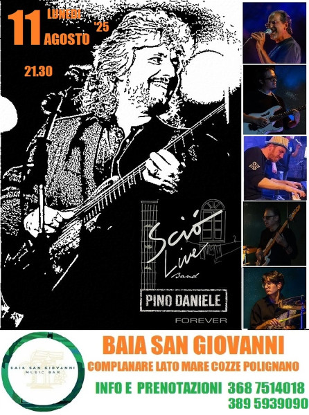 Sciò live Band Pino Daniele Forever live concert