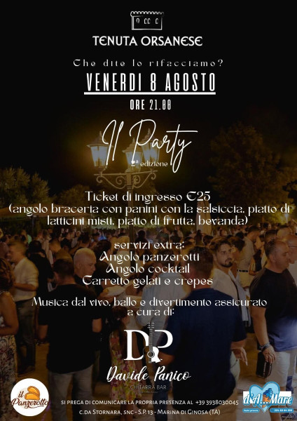 Italian vibes con Davide Panico