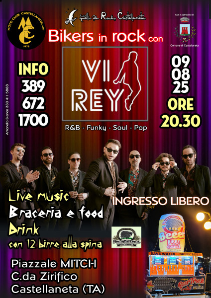 Bikers in Rock con i Vi Rey