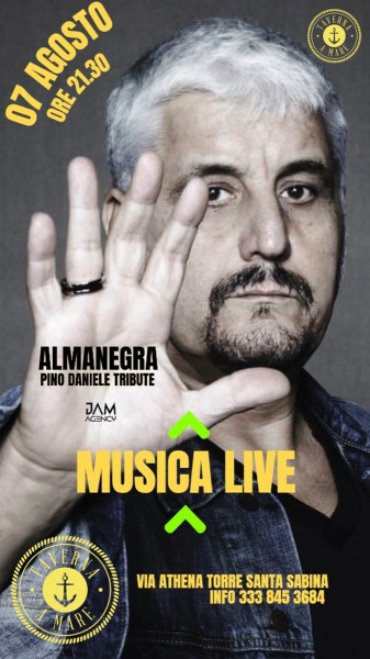 ALMANEGRA Pino Daniele Tribute Band alla Taverna a Mare