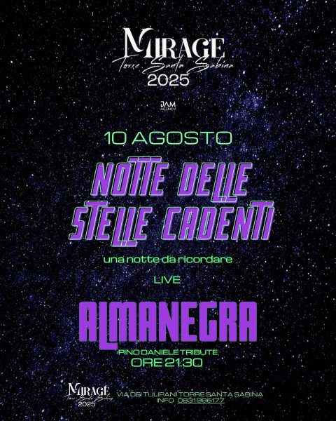 ALMANEGRA Pino Daniele Tribute Band al MIRAGE