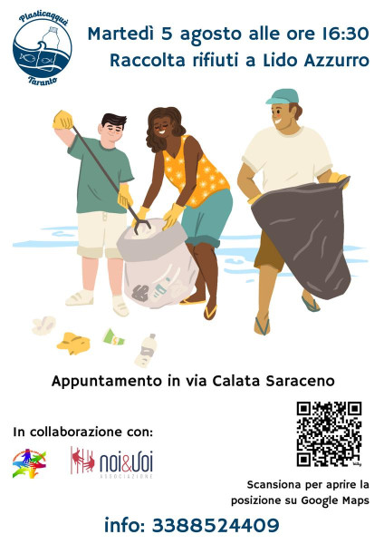 Raccolta rifiuti volontaria Lido Azzurro