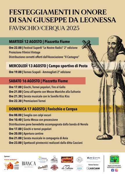 Festeggiamenti in onore di San Giuseppe da Leonessa