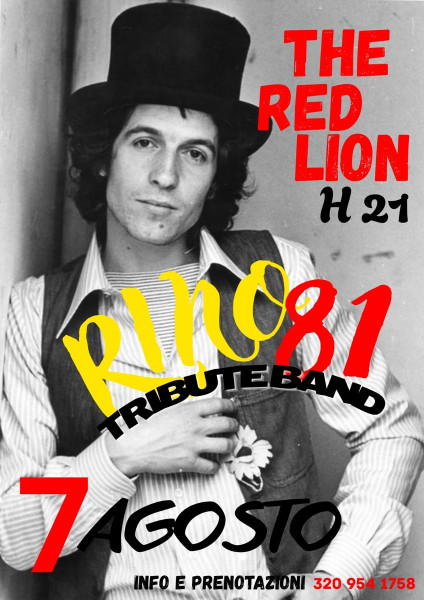 Rino Gaetano Tribute Band Live al Red Lion