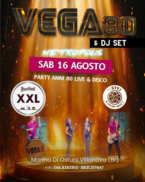 VEGA 80 LIVE + DJ SET