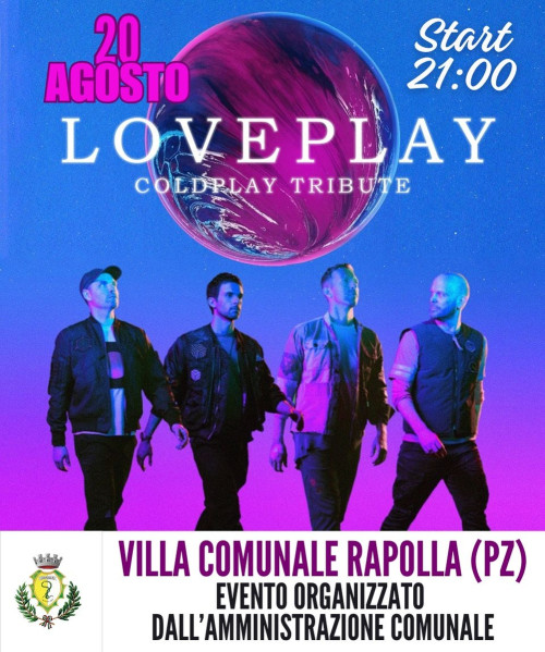 Loveplay - Coldplay Tribute in Villa Comunale