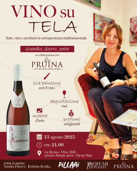 Vino Su Tela: arte, vino e profumi in un’esperienza multisensoriale
