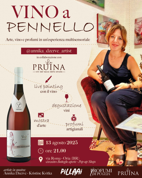Vino A Pennello: arte, vino e profumi in un’esperienza multisensoriale