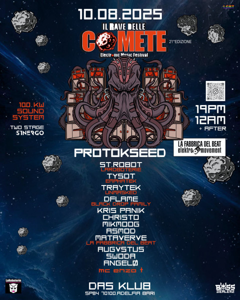 Rave delle comete 21^ edizione ad Adelfia