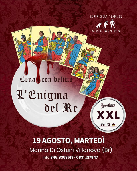 CENA CON DELITTO: L’ENIGMA DEL RE