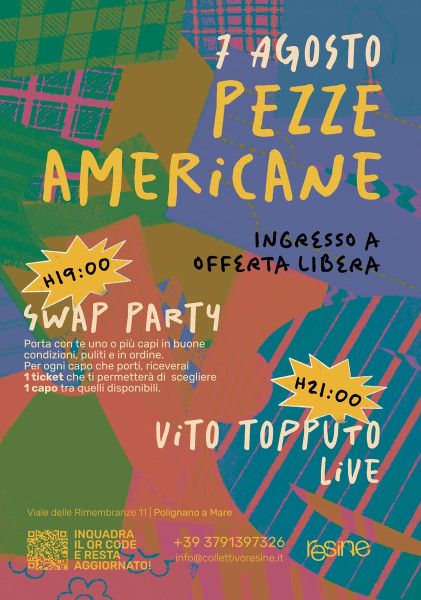 Pezze Americane (swap Party + Concerto)