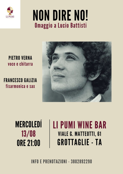 NON DIRE NO- i grandi successi di Lucio Battisti