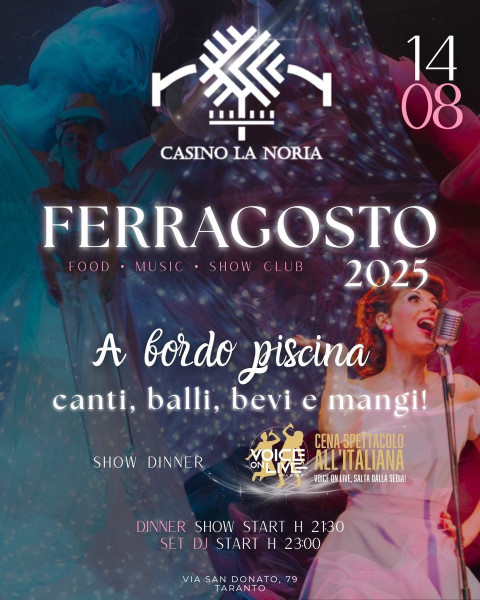 FERRAGOSTO a Bordo Piscina