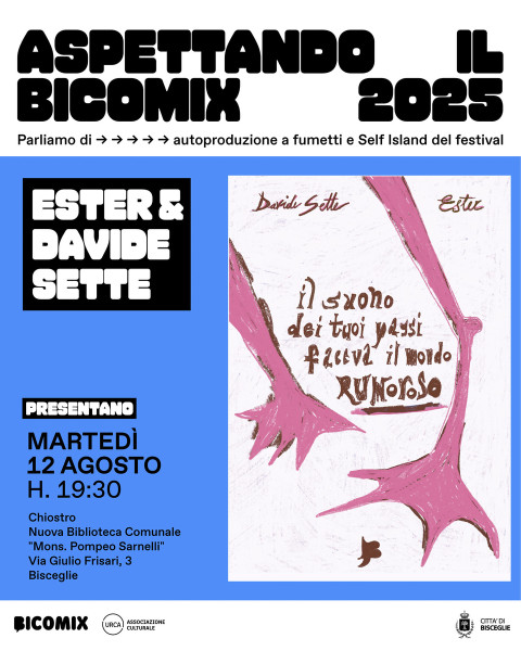 Davide Sette ed Ester presentano il loro nuovo fumetto