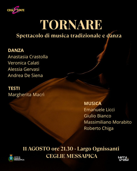 TORNARE  Spettacolo di musica e danza