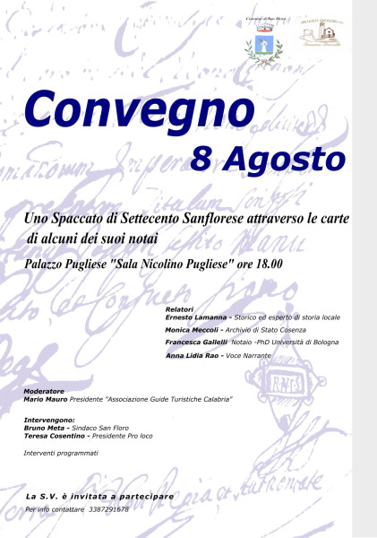Uno spaccato di Settecento Sanflorese