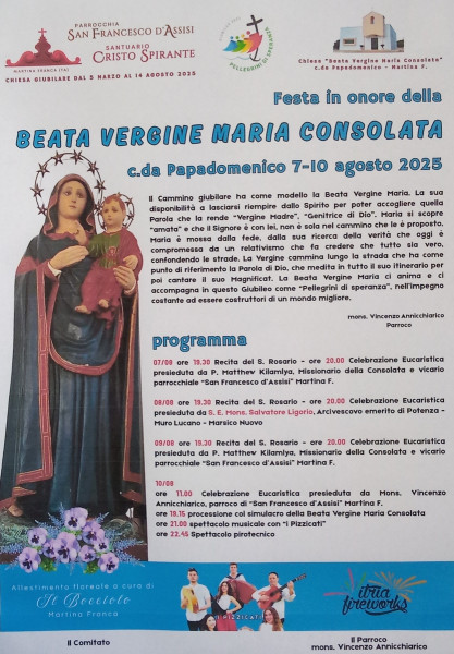 Festa della Madonna Consolata in contrada Papadomenico e pizzica con "I pizzicati"