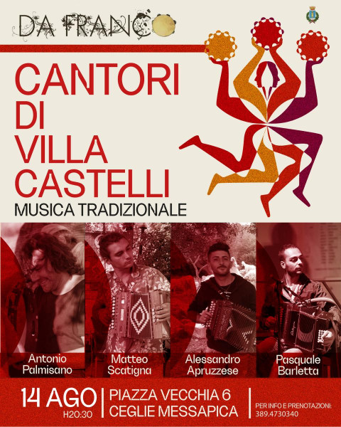 Vigilia di Ferragosto con i Cantori di Villa Castelli
