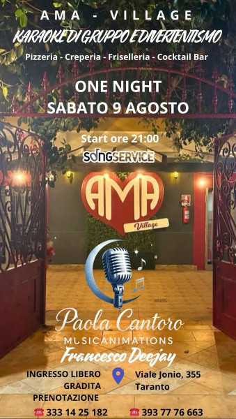 Karaoke con Paola Cantoro