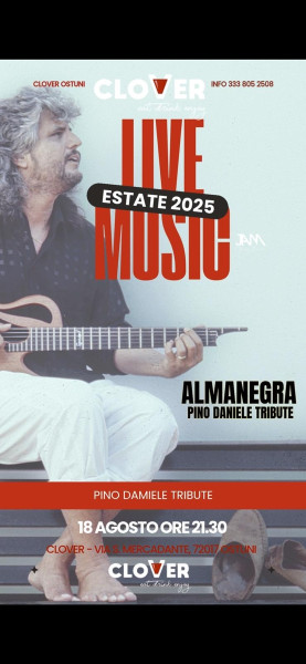 ALMANEGRA Pino Daniele Tribute Band al SONORA CLOVER