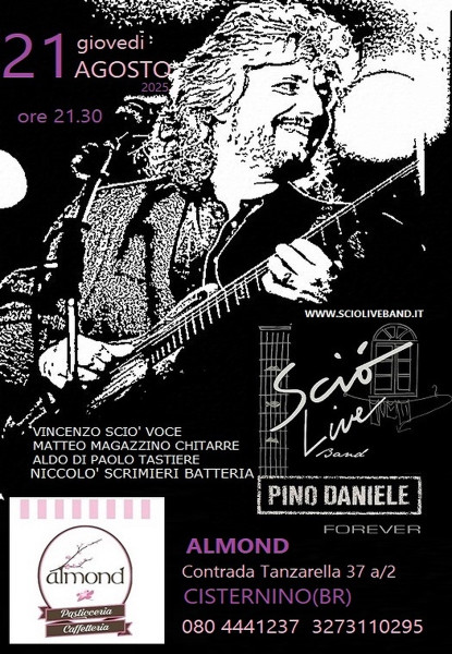 Sciò Live Band Pino Daniele Forever in concerto