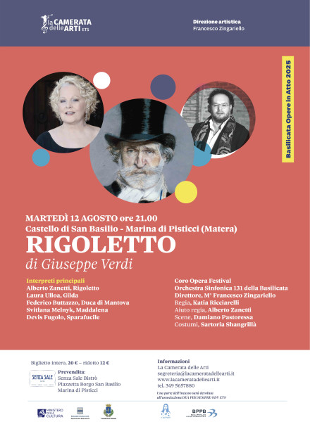 Rigoletto al Castello di San Basilio, Regia Katia Ricciarelli