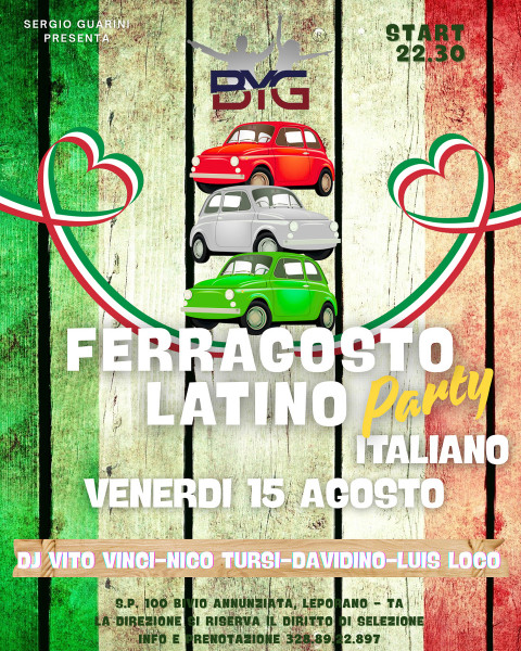 Serata Latina Party Italiano
