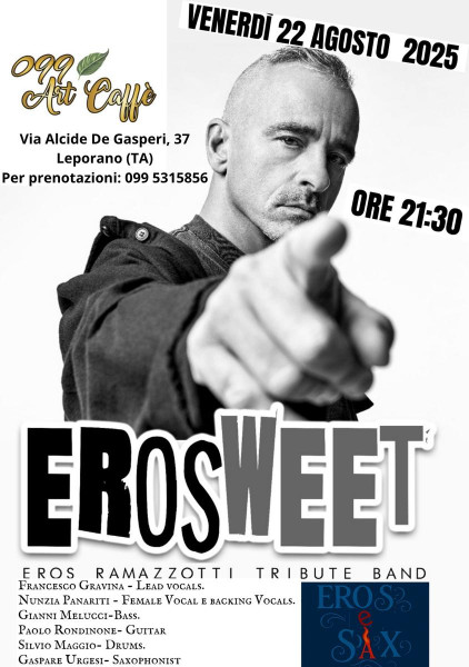 Erosweet tribute band + Sax