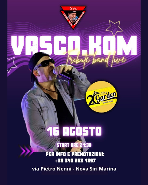 Vasco.Kom live al The Garden