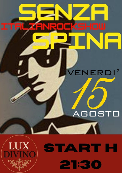 Senzaspina Italian rock show