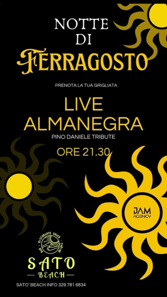 ALMANEGRA Pino Daniele Tribute Band al Sa.To. Beach