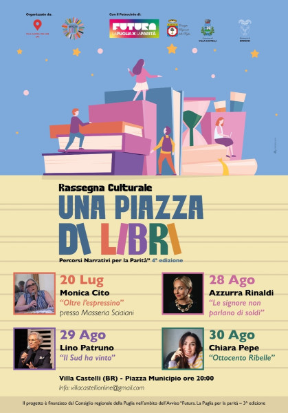 Rassegna Culturale "Una Piazza di Libri - Percorsi Narrativi per la Parità" 4^Edizione