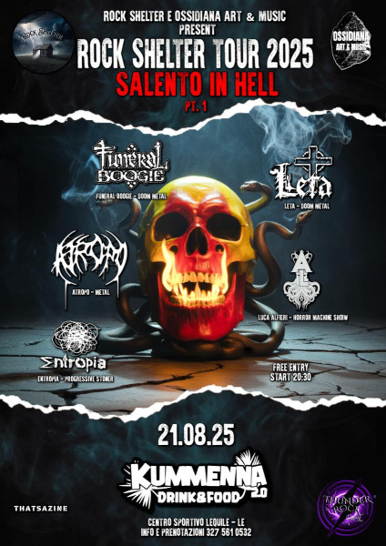 ROCK SHELTER TOUR 2025 - SALENTO IN HELL pt.1