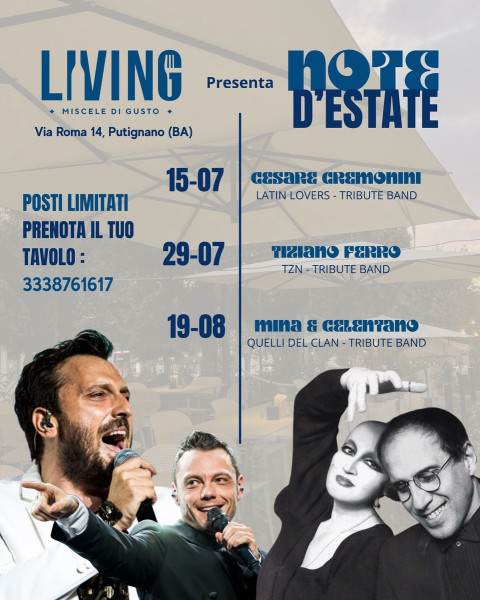 Gran concerto CELENTANO & MINA at Living - Putignano