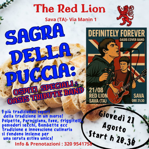 Sagra della puccia con Oasis Cover Band