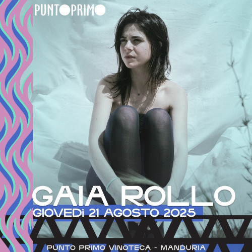 Gaia Rollo live, guest Chiara Turco, giovedì 21 agosto a Manduria